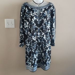 White House Black Market Blouson dress